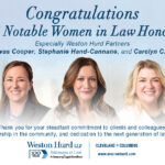 Weston Hurd Attorneys Recognized as Notable Women in Law by Crain’s Cleveland Business
